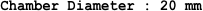  Chamber Depth    : 37 mm